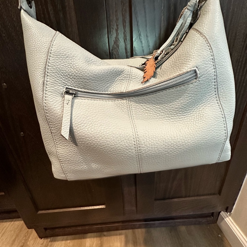 The SAK light blue leather purse - Picture 3 of 5